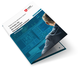 Abbildung des Whitepaper "So finden Sie den passenden Managed-XDR-Anbieter"