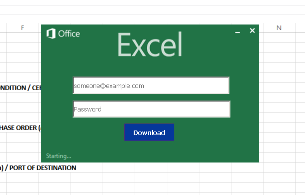 Bestellungs-Mail entpuppt sich als Phishing-Attacke im Excel-Look