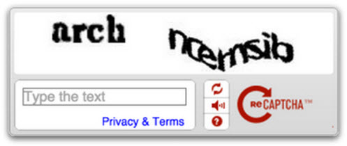 Captchas wie diese sind möglicherweise künftig auch für Maschinen lesbar. 