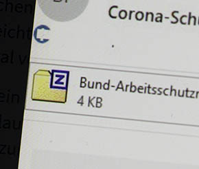 Angebliche Corona-Arbeitsschutzregeln enthalten Schadsoftware