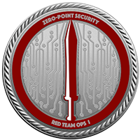 "Certified Red Team Operator" Logo Zertifikat Red Team OPS 1