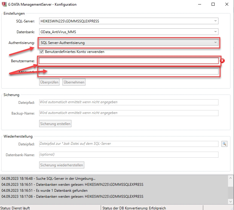 SSMS Starten und Verbinden