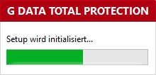 G DATA TOTAL PROTECTION Deinstalaltion Setup Initialisierung V25