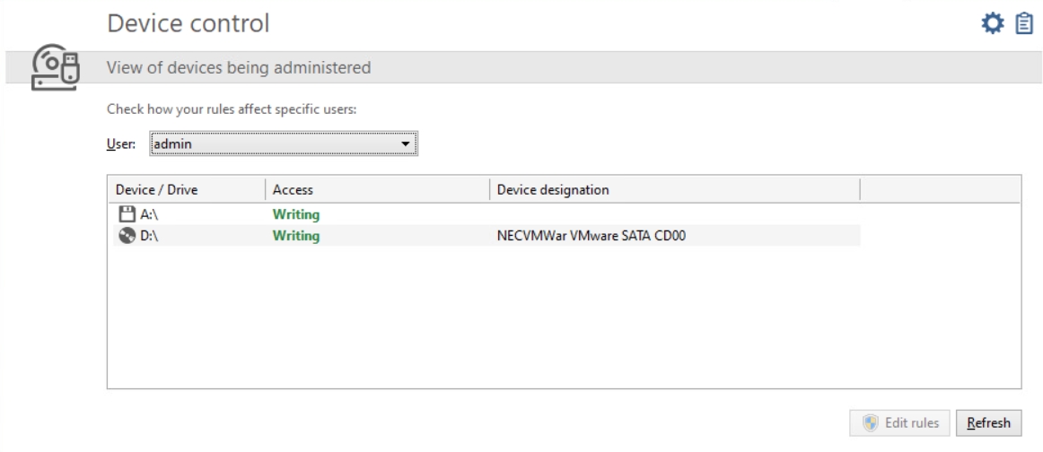 Custom Device control