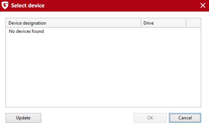 Drive-based device control