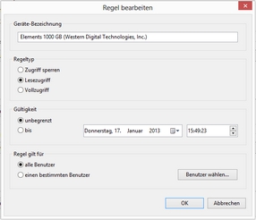 Drive-based device control