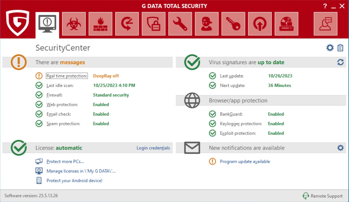 Real-time protection