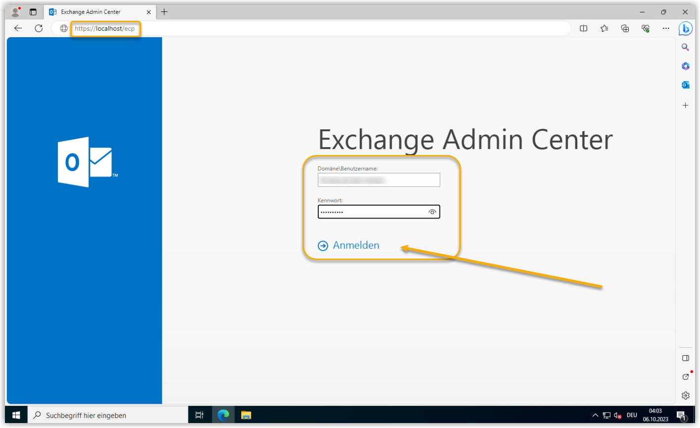 Exchange Admin Center Login