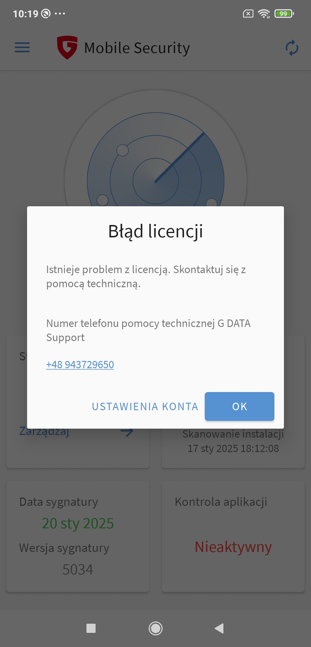 Nieważna licencja